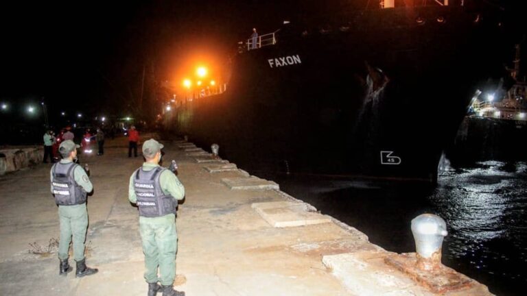 Tanker Faxon Docks At Guaraguao Complex