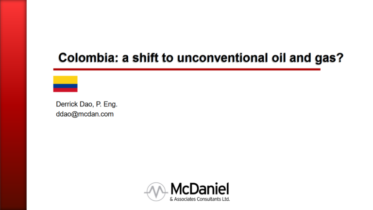 Colombia And A Shift To Unconventional Oil And Gas?