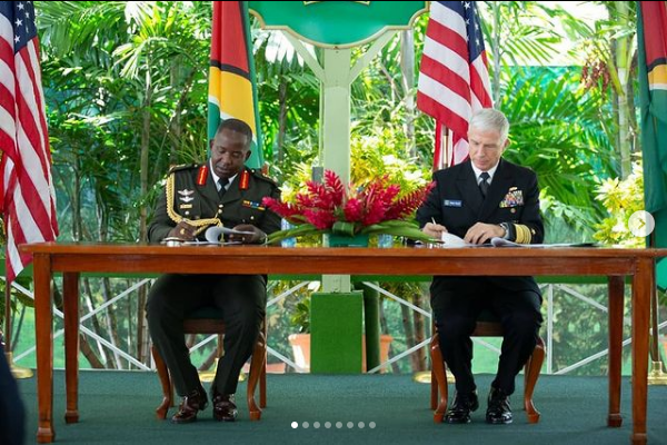 Guyana And US Ink Agreement In Georgetown