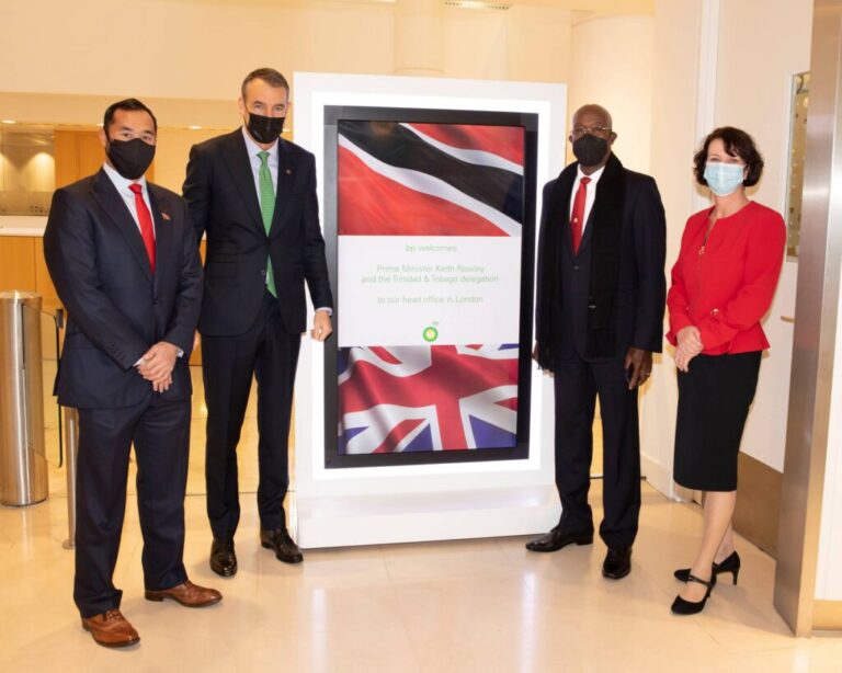 PM Keith Rowley Holds Energy Talks With BP In London