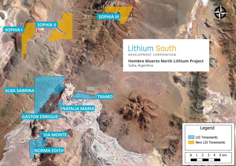 Lithium South Acquires 2,400 Hectares at Hombre Muerto in Argentina