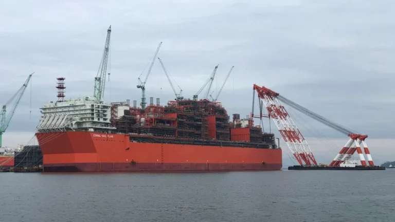 Coral South Introduces Hydrocarbons to FLNG Offshore Mozambique