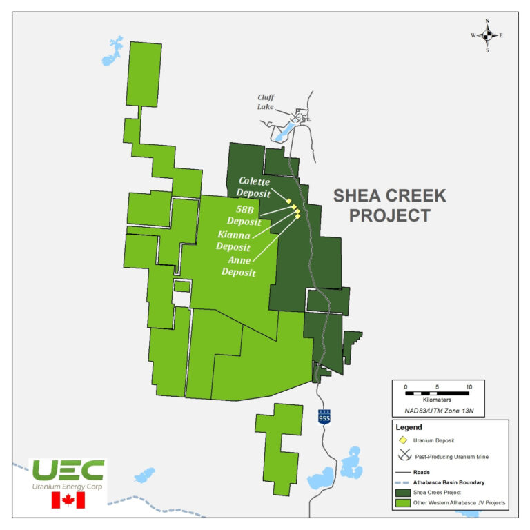 Uranium Energy’s Technical Report for Shea Creek Project