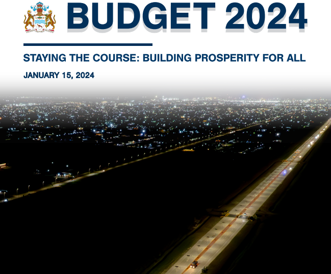Guyana’s Finance Minister Presents 2024 Budget [PDF Download]