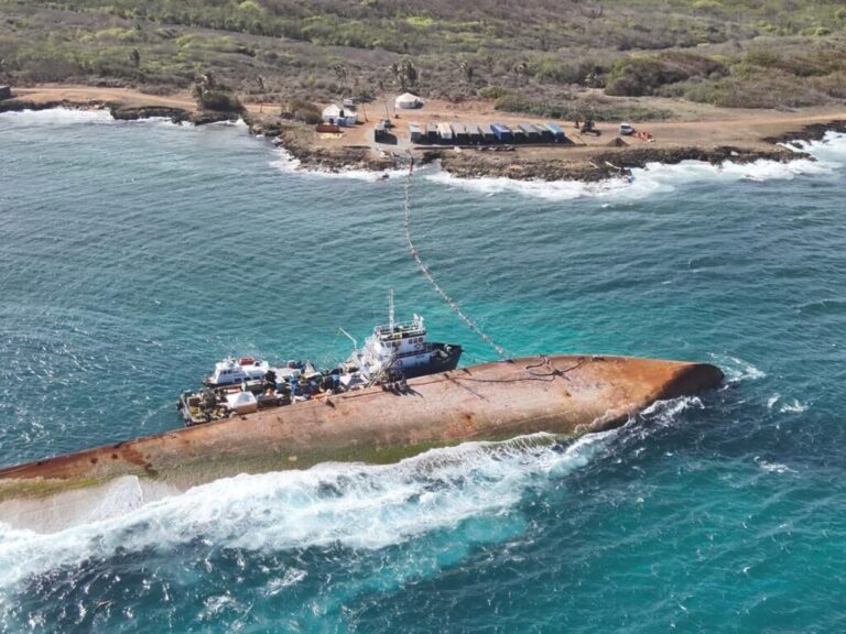 Update on Capsized Vessel off Cove, Tobago