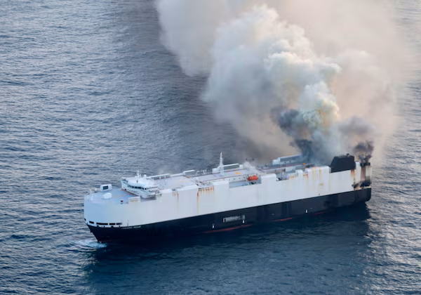 EAI Brief: Morning Midas sinks in the Pacific Ocean carrying 3,000 vehicles