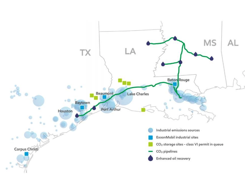 ExxonMobil’s US Gulf Coast CCS “Field of Dreams”: Will the emitters come?