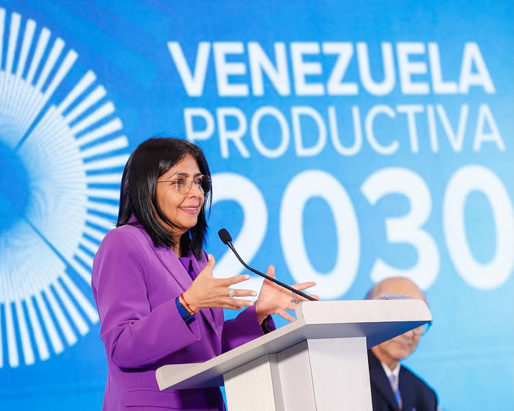 Venezuelaâs RodrĂguez highlights oil sector growth, aims to export gas by 2027