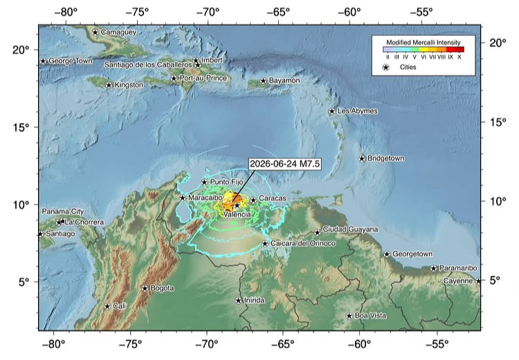 Venezuela hit by 2 back-to-back earthquakes